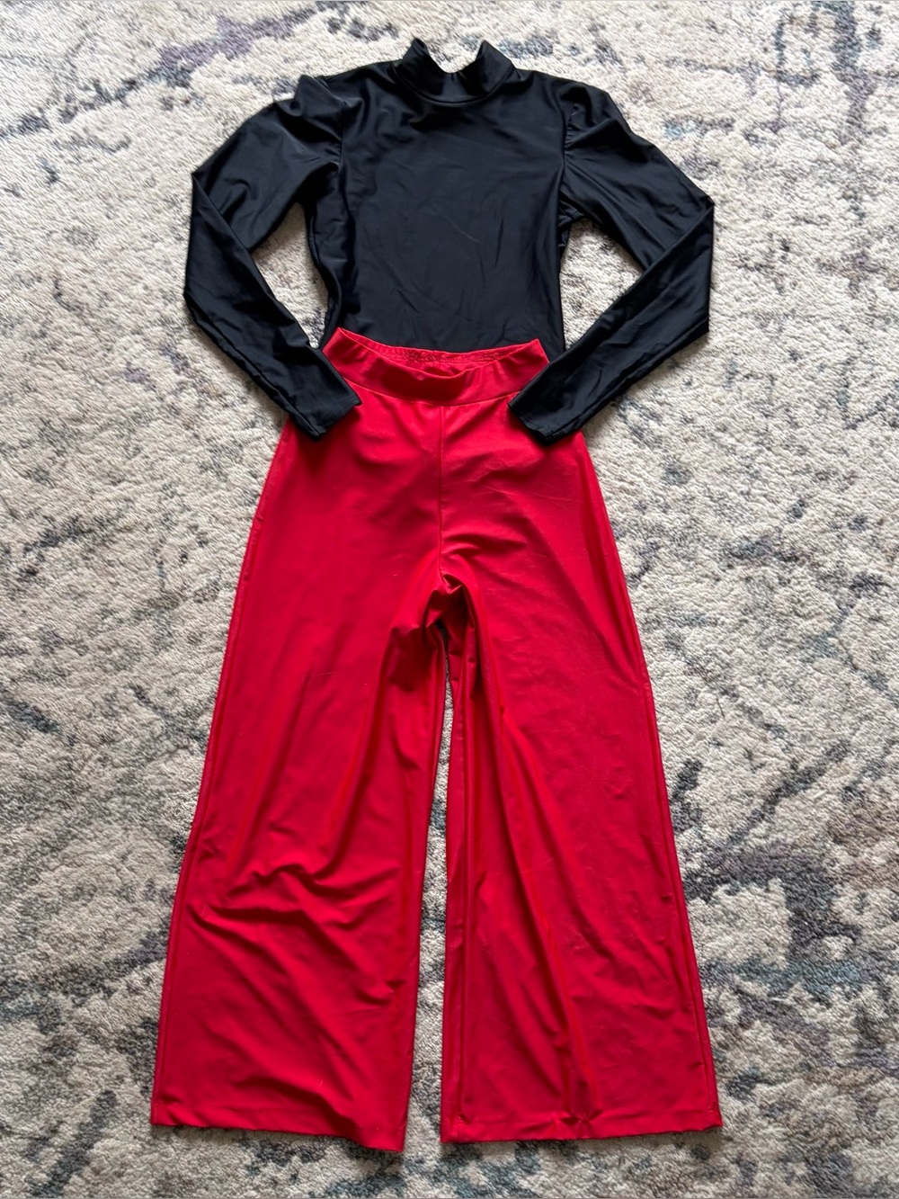 Custom On The Dance Floor Red & Black Dance Costume